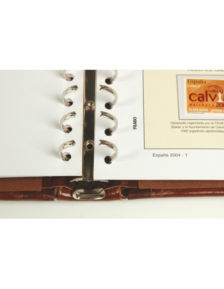 ALBUM DE SELLOS IMITACION PIEL CON CAJETIN - PAISES