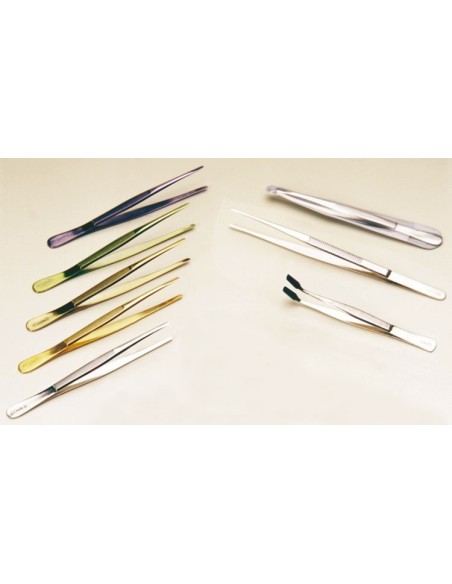 PINZA EN ACERO INOXIDABLE PUNTA REDONDA