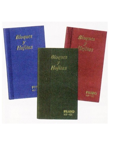 CARPETA ALBUM PARA BLOQUES Y HOJITAS COLOR ROJO - FILABO