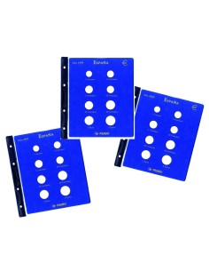 FILABO HOJA MONEDAS EURO ESPAÑA AÑO 1999/2001 (3 HOJAS)