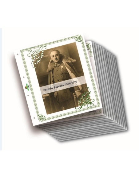 JUEGO HOJAS ALBUM PARA BILLETES DE ESPAÑA ESTADO ESPAÑOL 1936/1975 FILABO