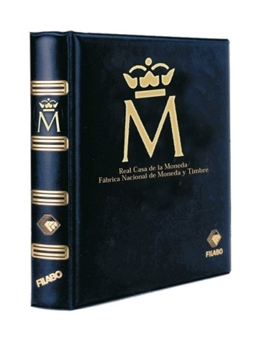 FILABO ALBUM CARTERITAS FNMT SKAY AZUL CON CAJETIN