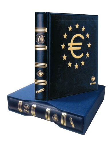 FILABO ALBUM MONEDAS EURO  SKAY AZUL CON CAJETIN