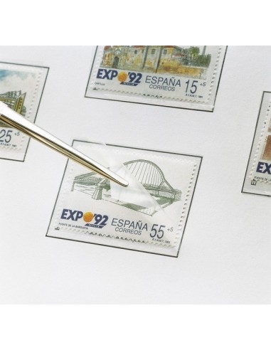 HOJAS FILABO ALBUM DE SELLOS DE ESPAÑA - SELLOS Y HOJITAS BLOQUE