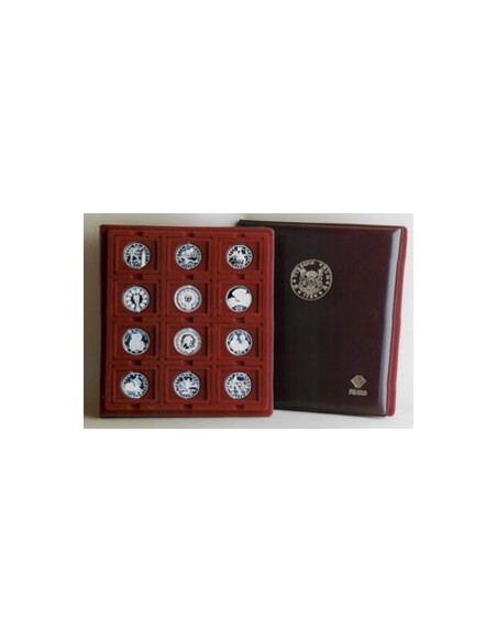 ESTUCHE MONEDAS - ALBUM FILABO 12 PARA 12 MONEDAS DE 41,5 mm.
