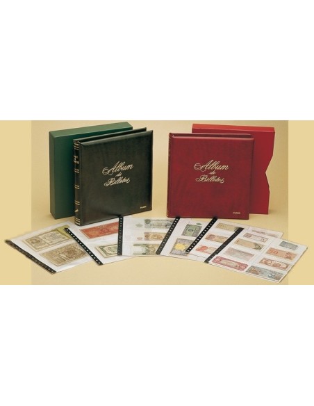 ALBUM BILLETES, DÉCIMOS LOTERÍA Y CUPONES ONCE