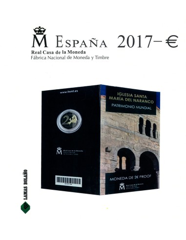 Hoja Cartera 2 Euro FNMT Filabo