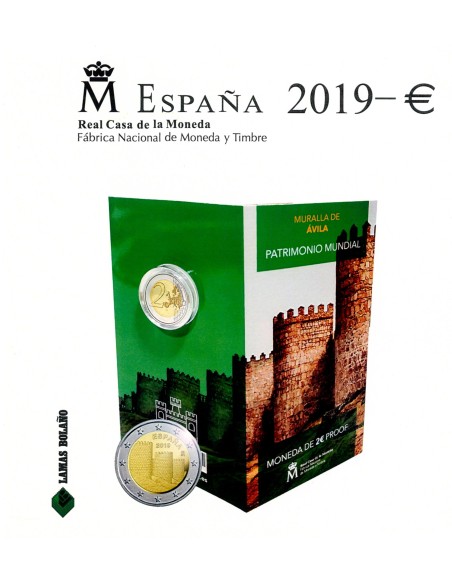 Hoja Cartera 2 Euro FNMT Filabo