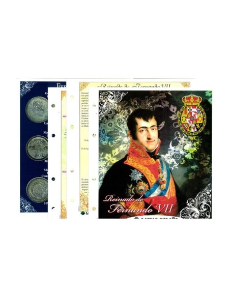 FILABO ALBUM DUROS DE PLATA DE FERNANDO VII