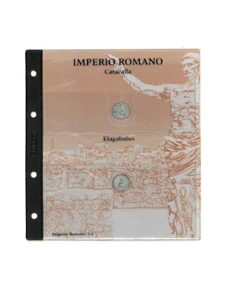 Álbum Filabo Imperio Romano 6 hojas + fichas