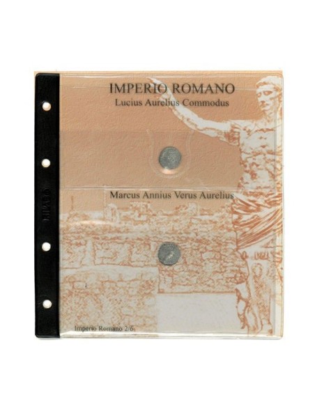 Álbum Filabo Imperio Romano 6 hojas + fichas