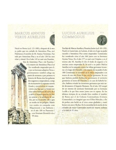 Álbum Filabo Imperio Romano 6 hojas + fichas