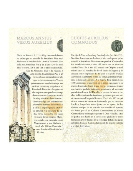 Álbum Filabo Imperio Romano 6 hojas + fichas