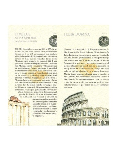 Álbum Filabo Imperio Romano 6 hojas + fichas