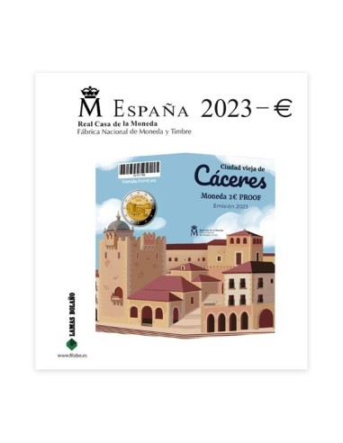 Hoja Cartera 2 Euro FNMT Filabo