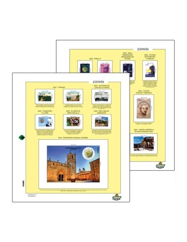 HOJAS FILABO ALBUM DE SELLOS DE ESPAÑA - SELLOS Y HOJITAS BLOQUE