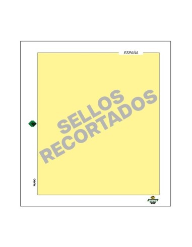 HOJAS FILABO ALBUM DE SELLOS DE ESPAÑA - SELLOS RECORTADOS PROCEDENTES DE HOJITA  POR AÑOS