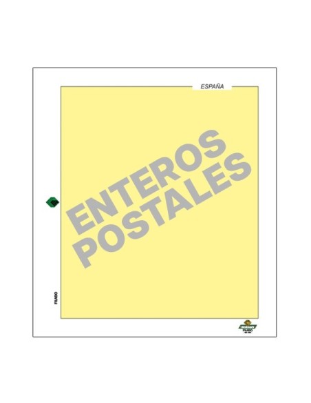 HOJAS FILABO ALBUM DE SELLOS DE ESPAÑA - ENTEROS POSTALES POR AÑOS