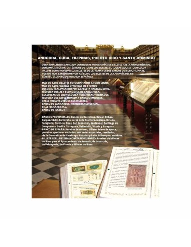 CATÁLOGO DE BILLETES DE ESPAÑA DESDE 1783, CON ANDORRA, CUBA, FILIPINAS, PUERTO RICO Y SANTO DOMINGO