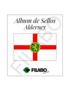 SUPLEMENTOS FILABO ALDERNEY HOJAS ALBUM DE SELLOS 