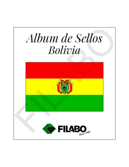 HOJAS ALBUM DE SELLOS DE BOLIVIA FILABO