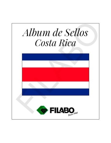 HOJAS ALBUM DE SELLOS DE COSTA RICA FILABO