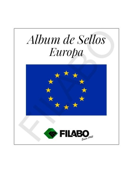 HOJAS ALBUM DE SELLOS DE TEMA DE EUROPA