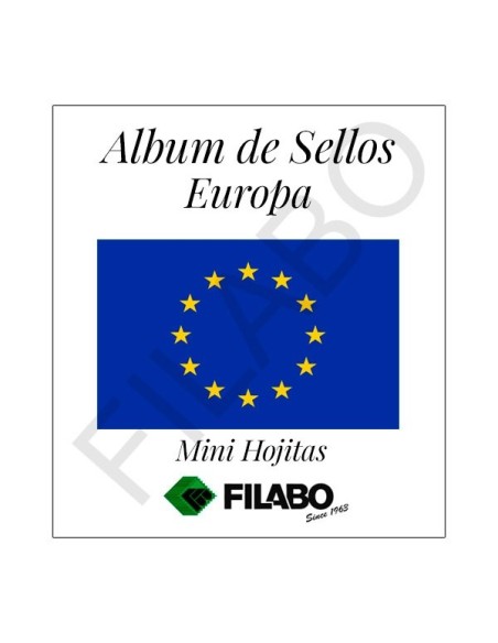 HOJAS ALBUM DE SELLOS DE TEMA DE EUROPA - MINI HOJITAS