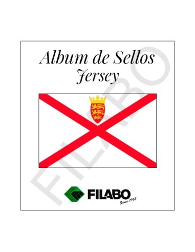 FILABO HOJAS ALBUM DE SELLOS DE JERSEY