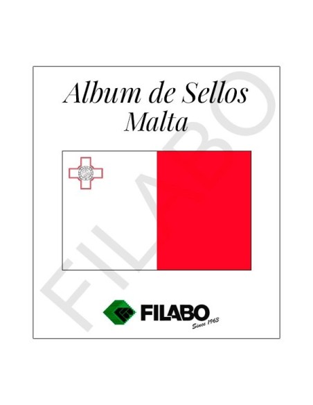 HOJAS ALBUM DE SELLOS DE MALTA
