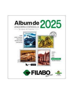 HOJAS FILABO ALBUM DE SELLOS DE ANDORRA ESPAÑOLA - BLOQUE DE CUATRO  2